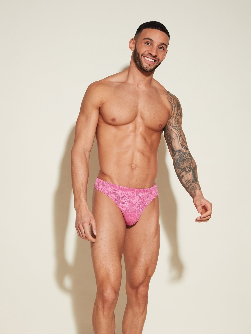 Cosabella Pink Lace Men's G-String Sexy Fit